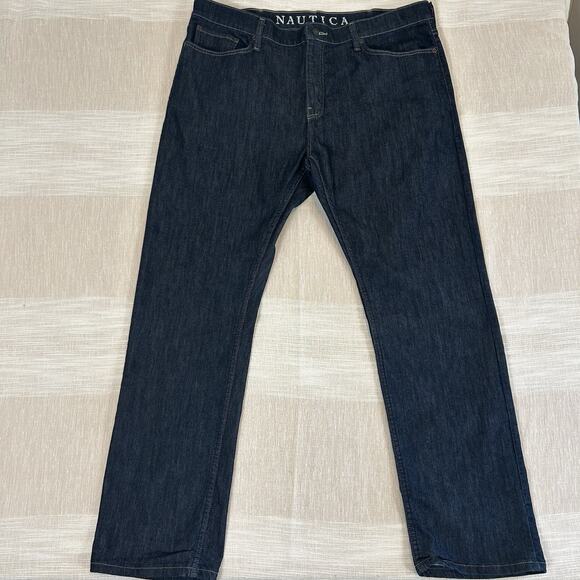 Nautica Men's Straight Fit Jeans Sz 38x32 (Actual 40x32 ) Denim Pants - Picture 1 of 11